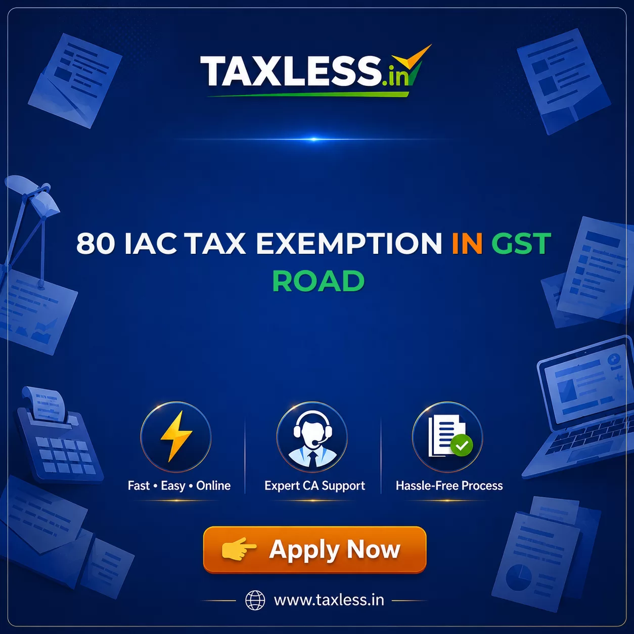 80 IAC Tax Exemption in Gst Road