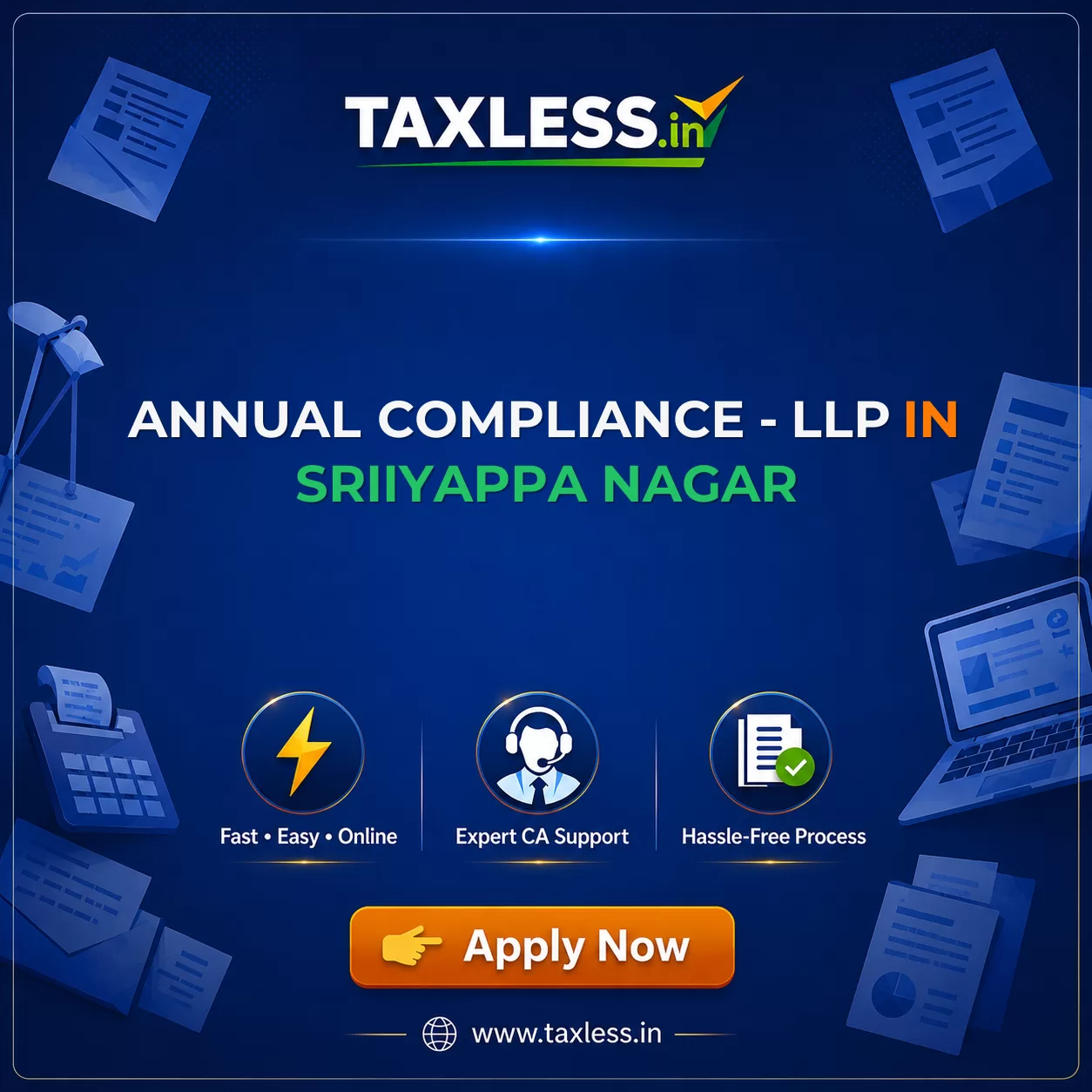 Annual Compliance - LLP in Sriiyappa Nagar