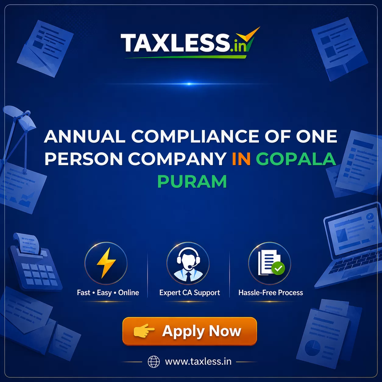 Annual Compliance Of One Person Company in Gopala Puram