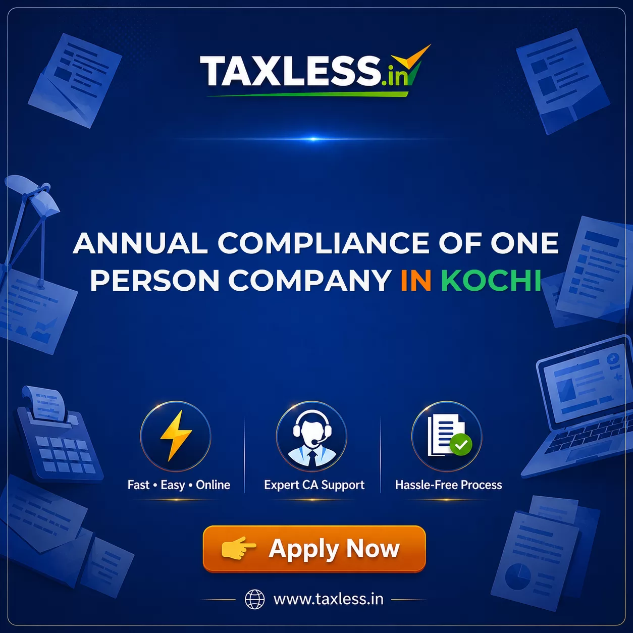 Annual Compliance Of One Person Company in Kochi
