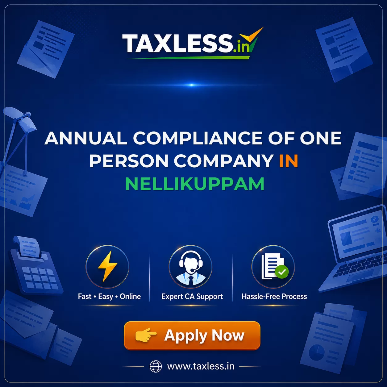 Annual Compliance Of One Person Company in Nellikuppam