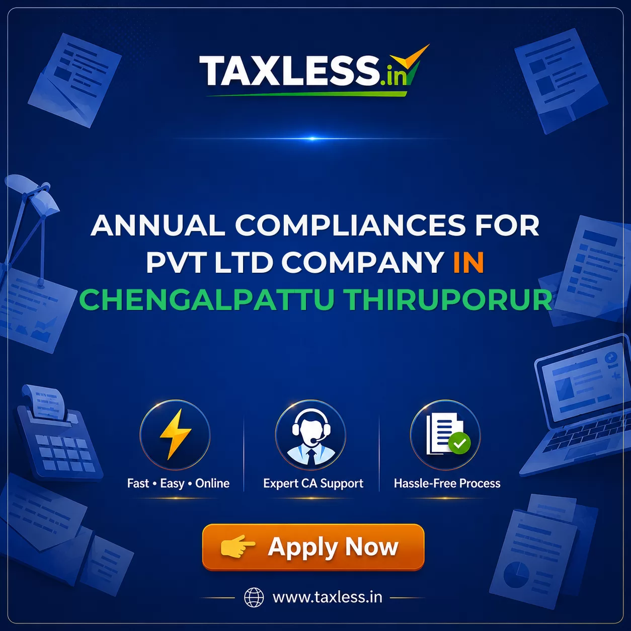 Annual Compliances For Pvt Ltd Company in Chengalpattu Thiruporur