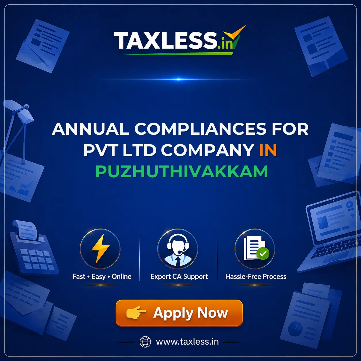 Annual Compliances For Pvt Ltd Company in Puzhuthivakkam