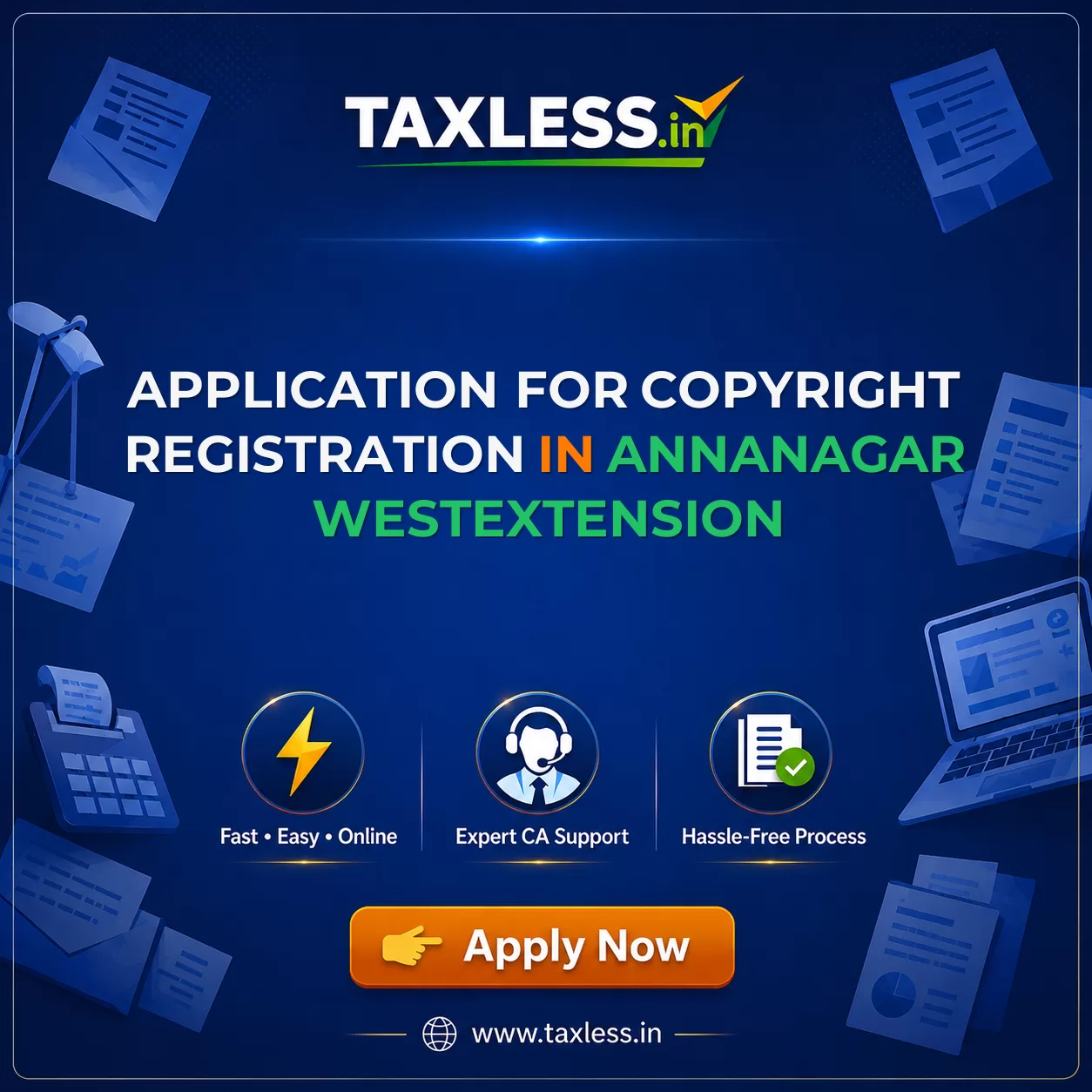 Application For Copyright Registration in Annanagar Westextension
