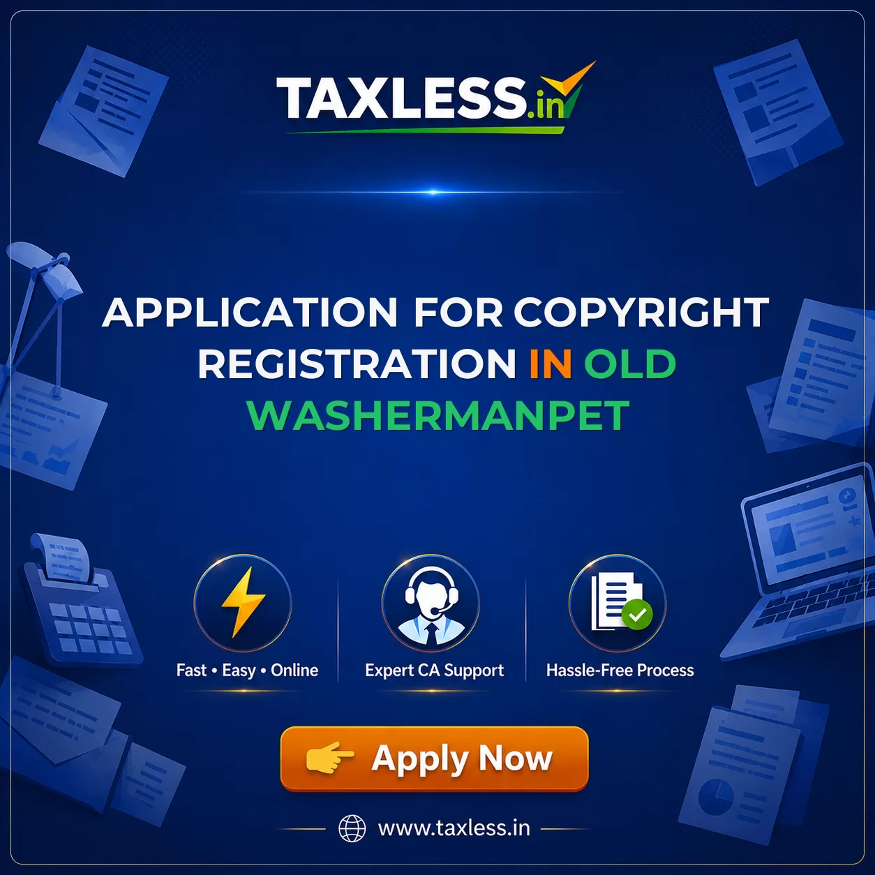 Application For Copyright Registration in Old Washermanpet