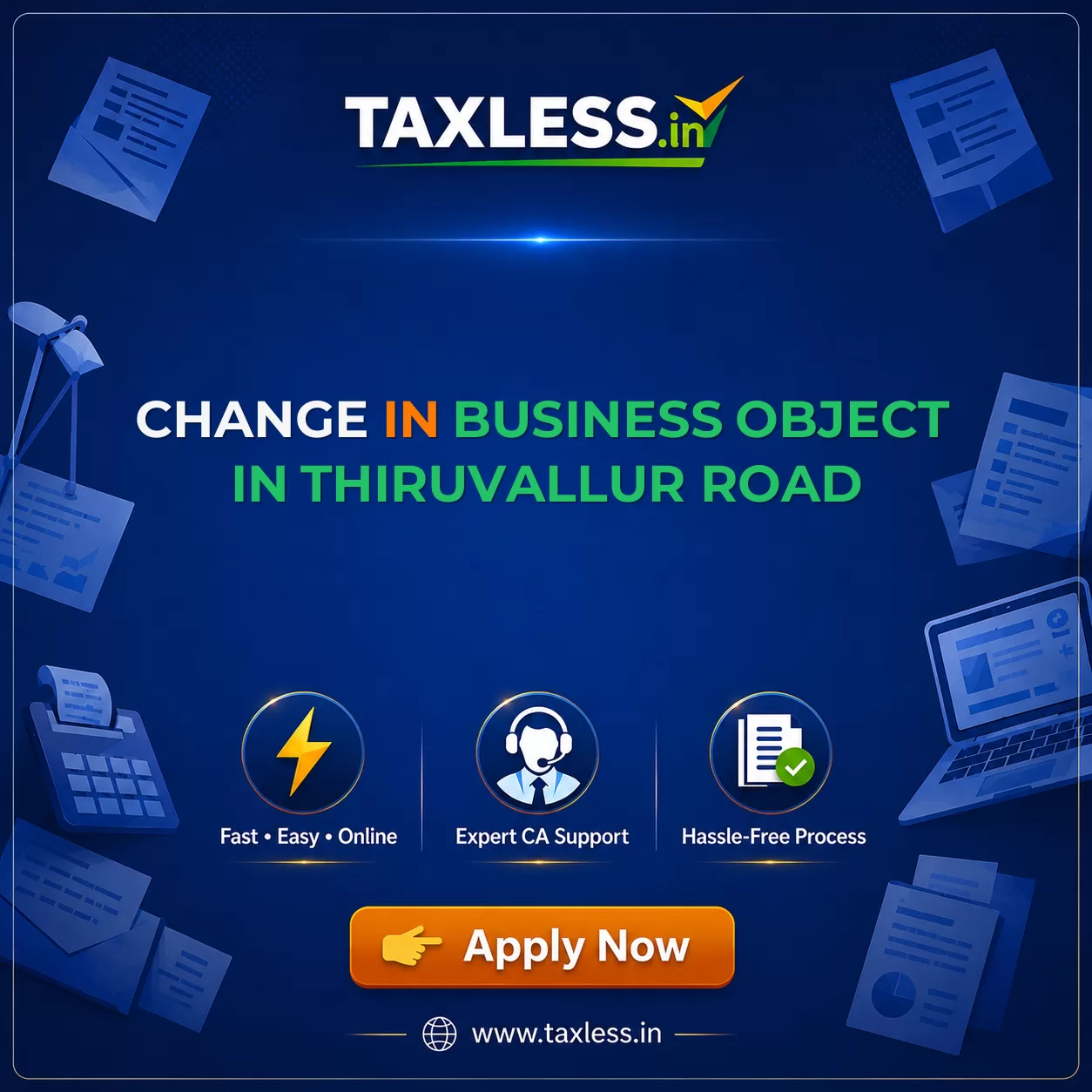 Change In Business Object in Thiruvallur Road