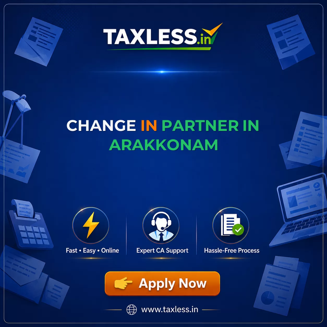 Change In Partner in Arakkonam