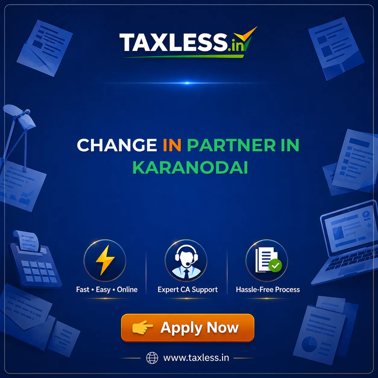 Change In Partner in Karanodai