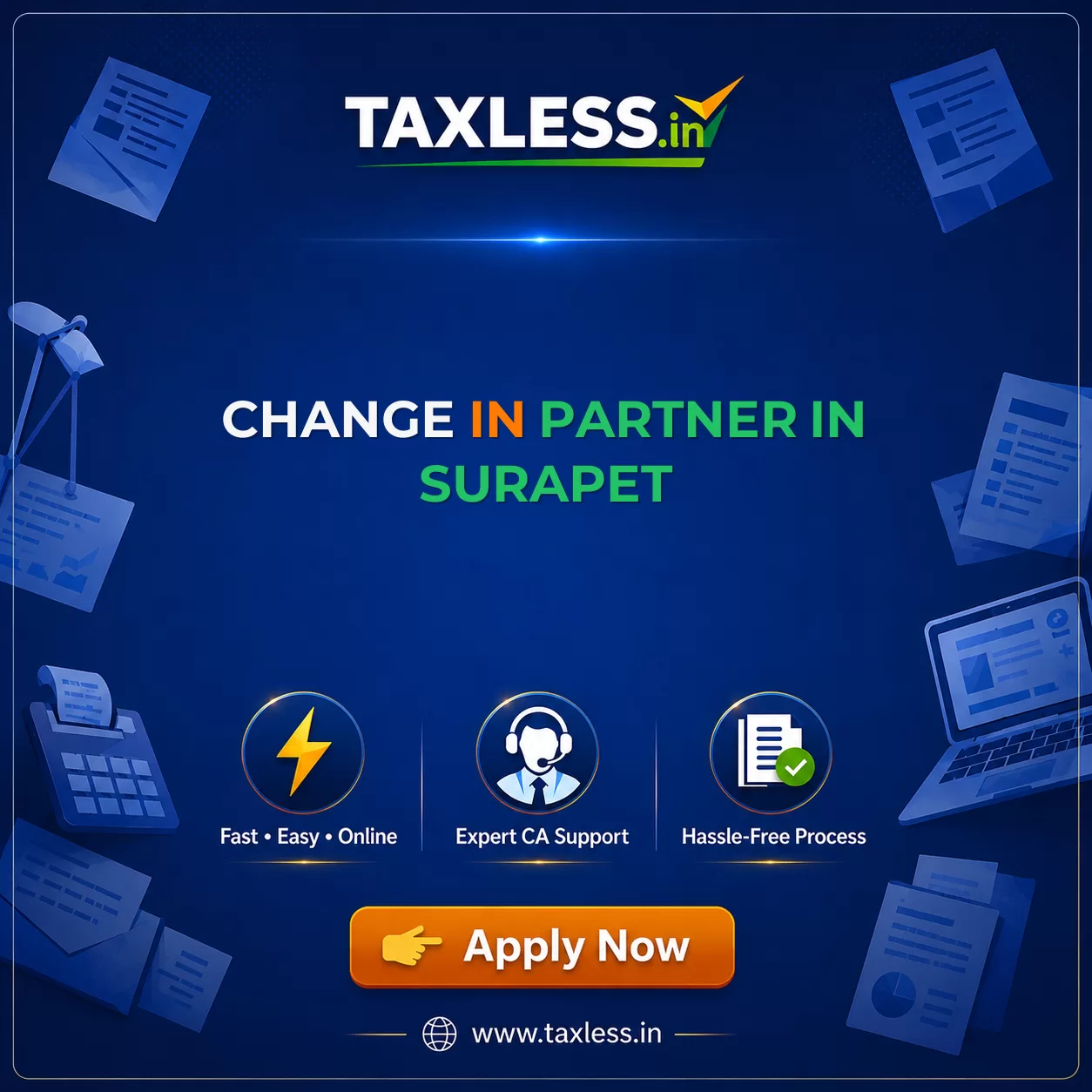 Change In Partner in Surapet