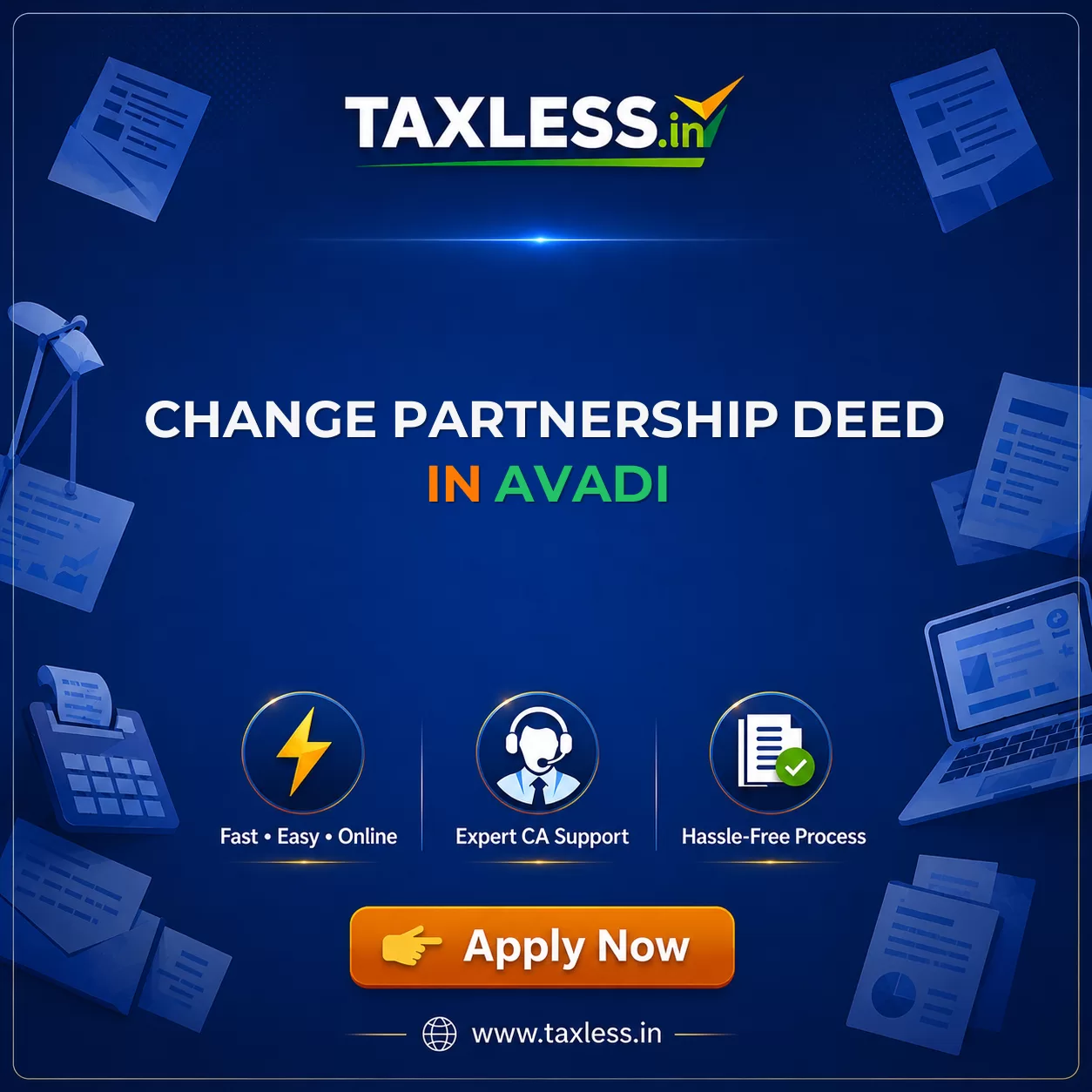 Change Partnership Deed in Avadi