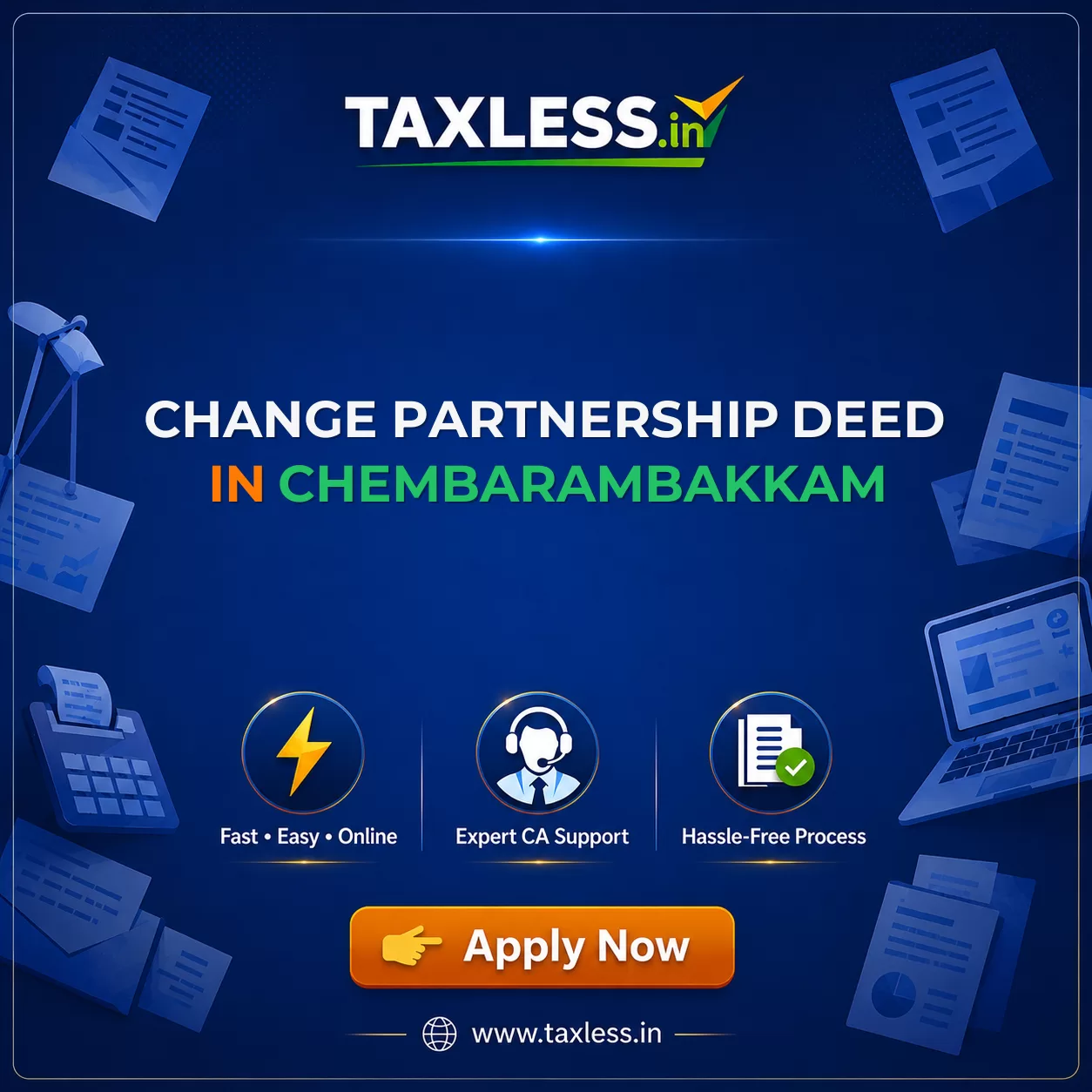 Change Partnership Deed in Chembarambakkam