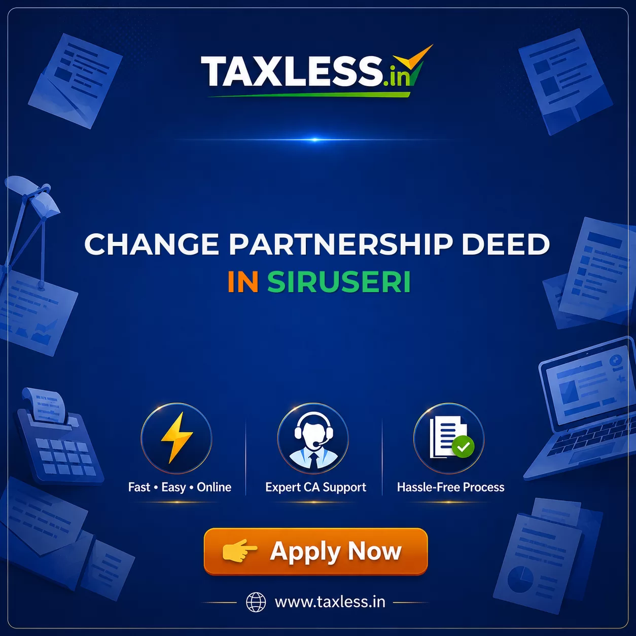 Change Partnership Deed in Siruseri