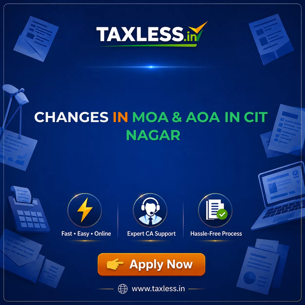 Changes In MoA & AoA in Cit Nagar