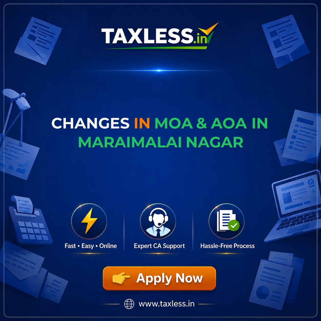 Changes In MoA & AoA in Maraimalai Nagar