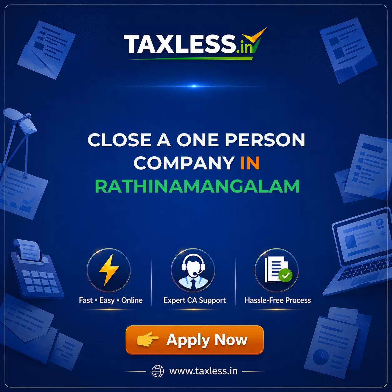 Close A One Person Company in Rathinamangalam