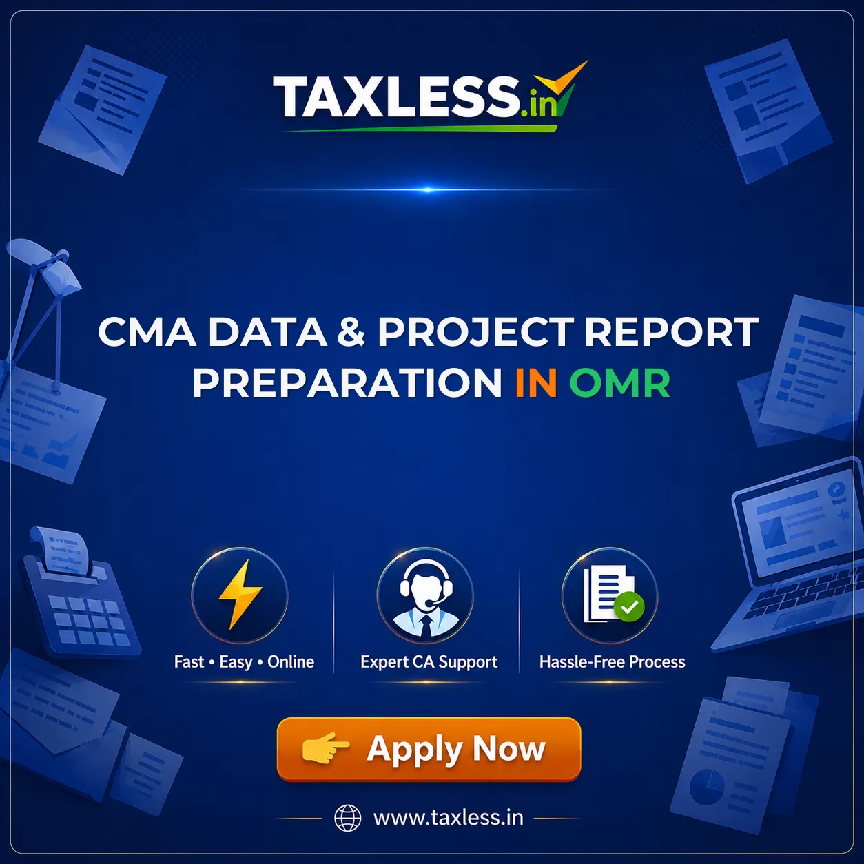 CMA Data & Project Report Preparation in Omr