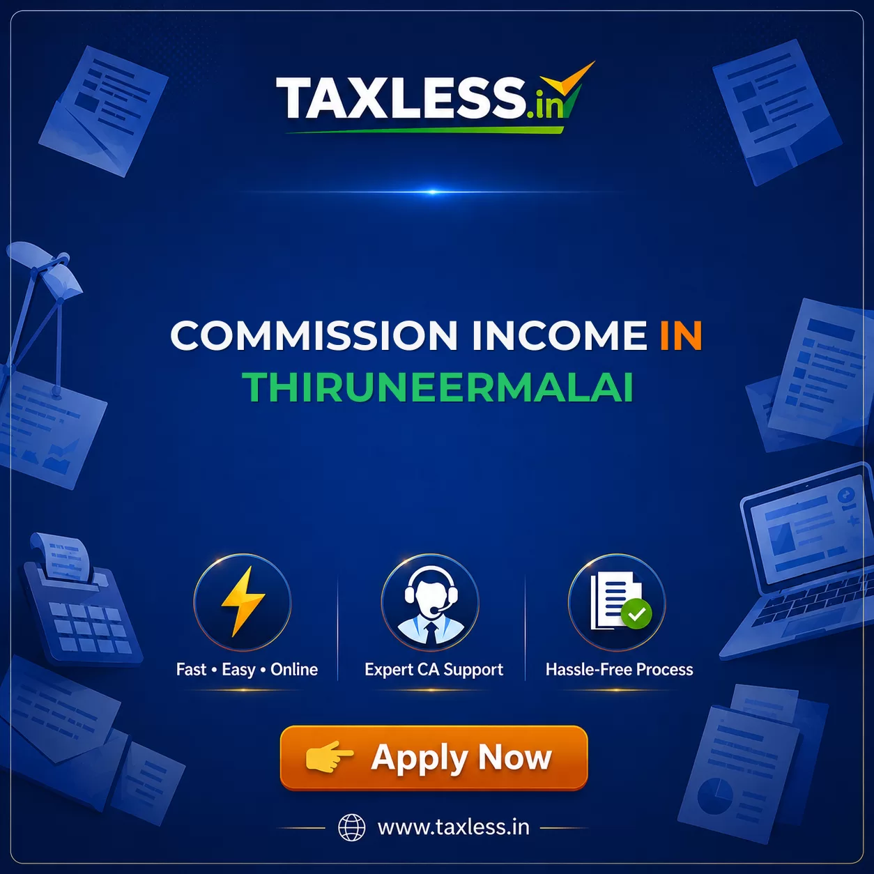 Commission Income in Thiruneermalai