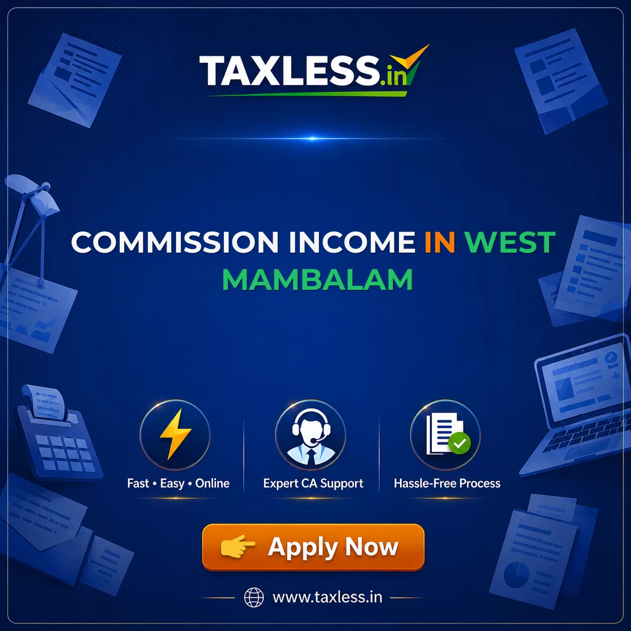 Commission Income in West Mambalam
