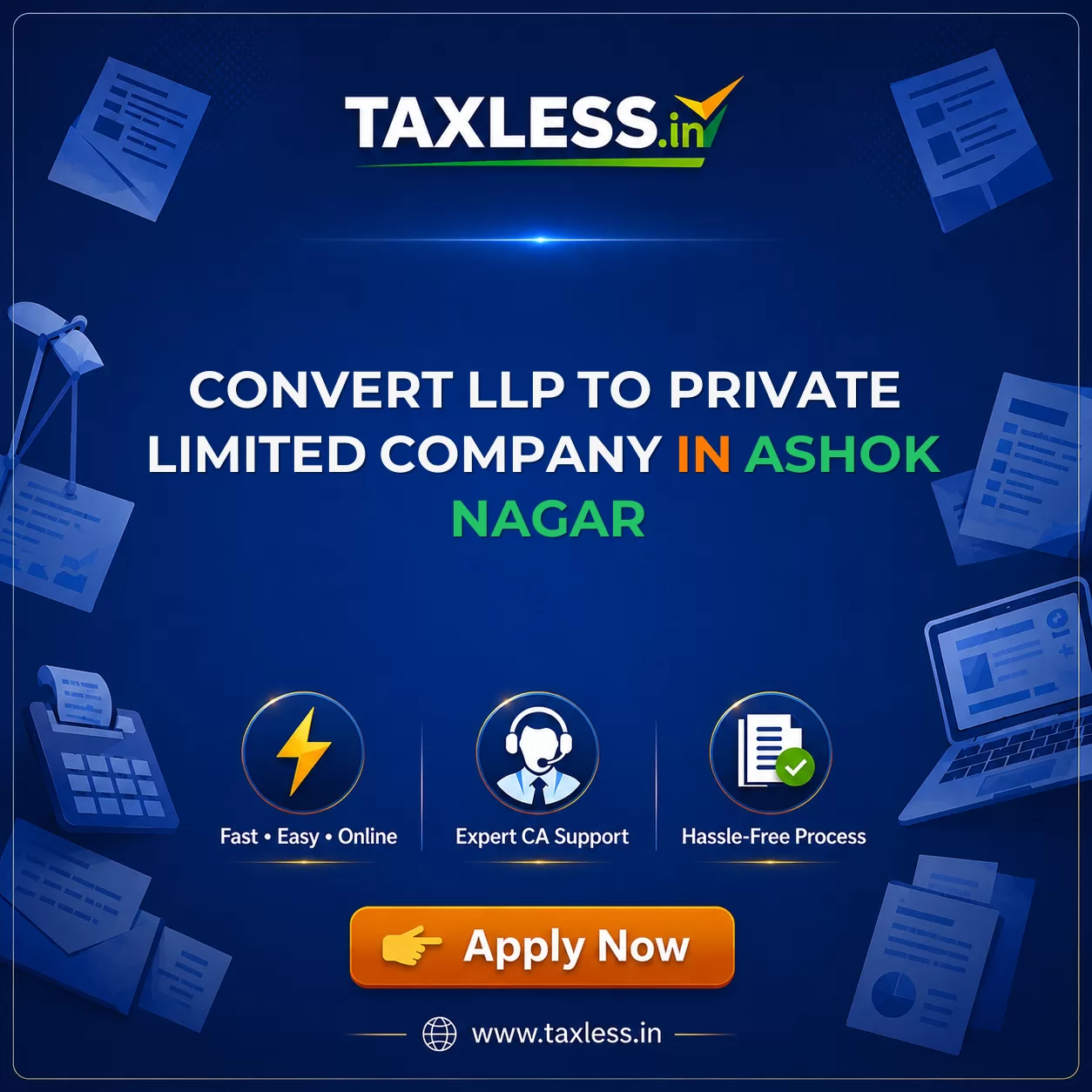 Convert LLP To Private Limited Company in Ashok Nagar