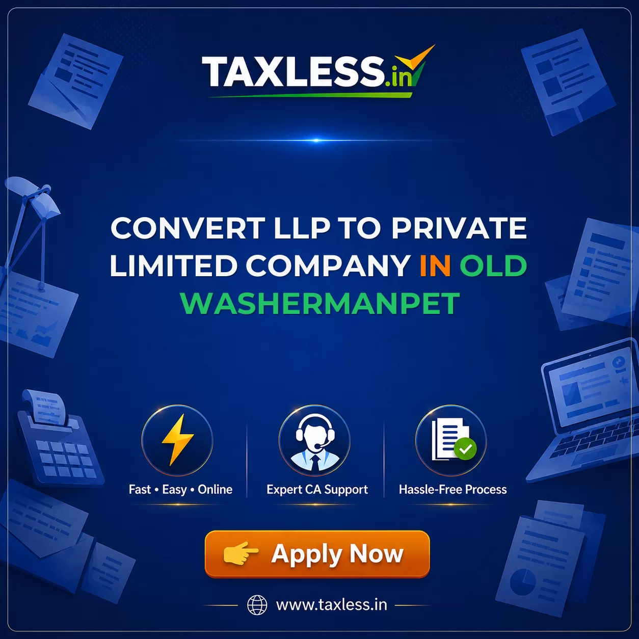 Convert LLP To Private Limited Company in Old Washermanpet