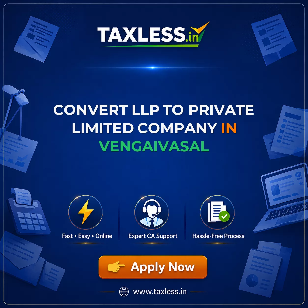 Convert LLP To Private Limited Company in Vengaivasal