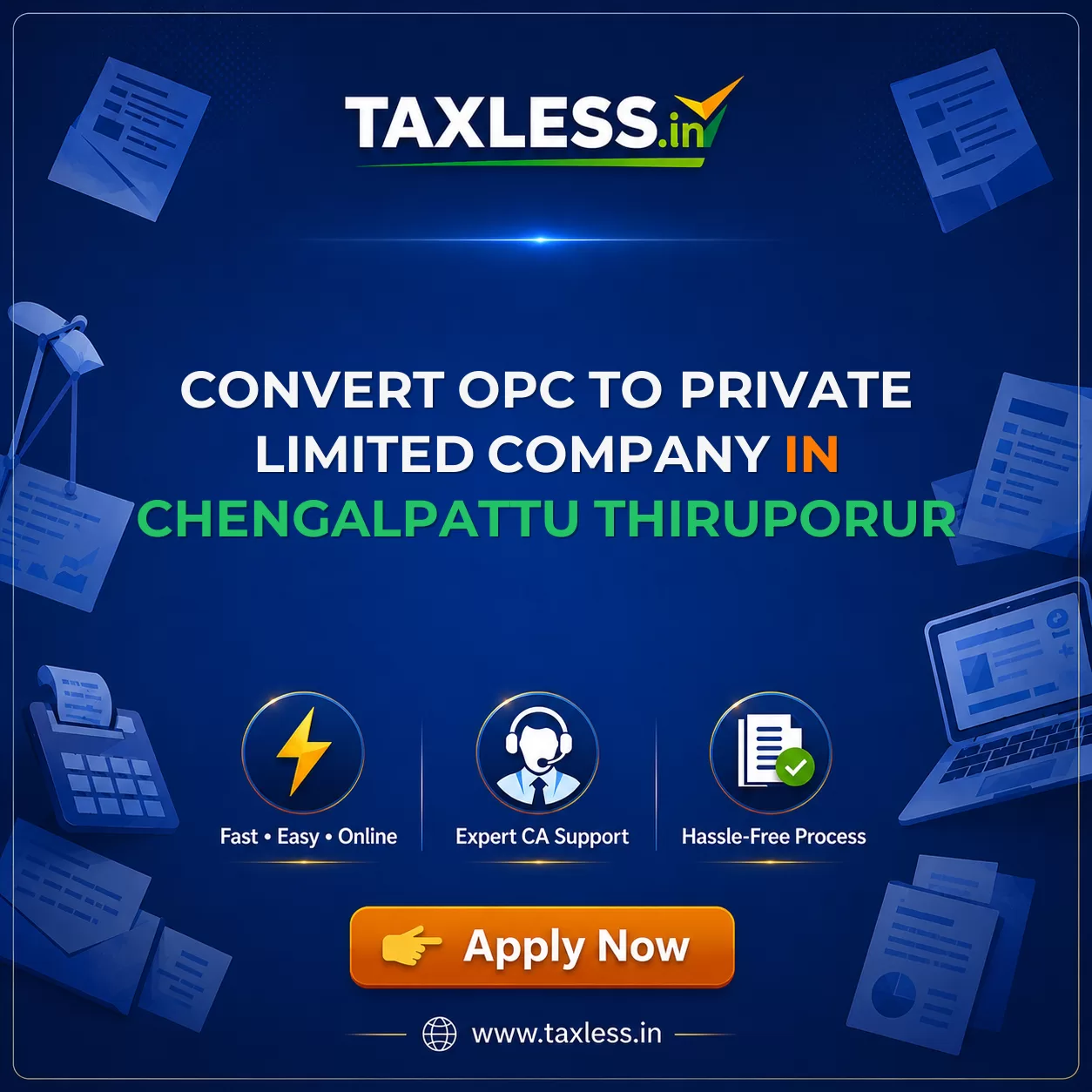 Convert OPC To Private Limited Company in Chengalpattu Thiruporur