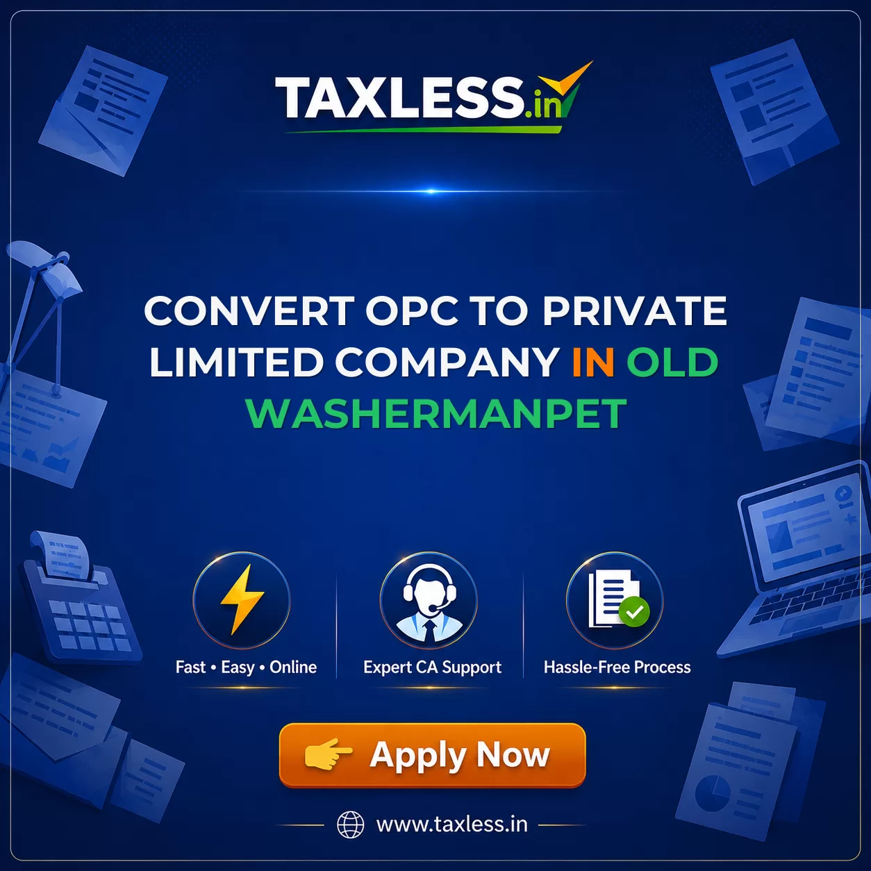 Convert OPC To Private Limited Company in Old Washermanpet