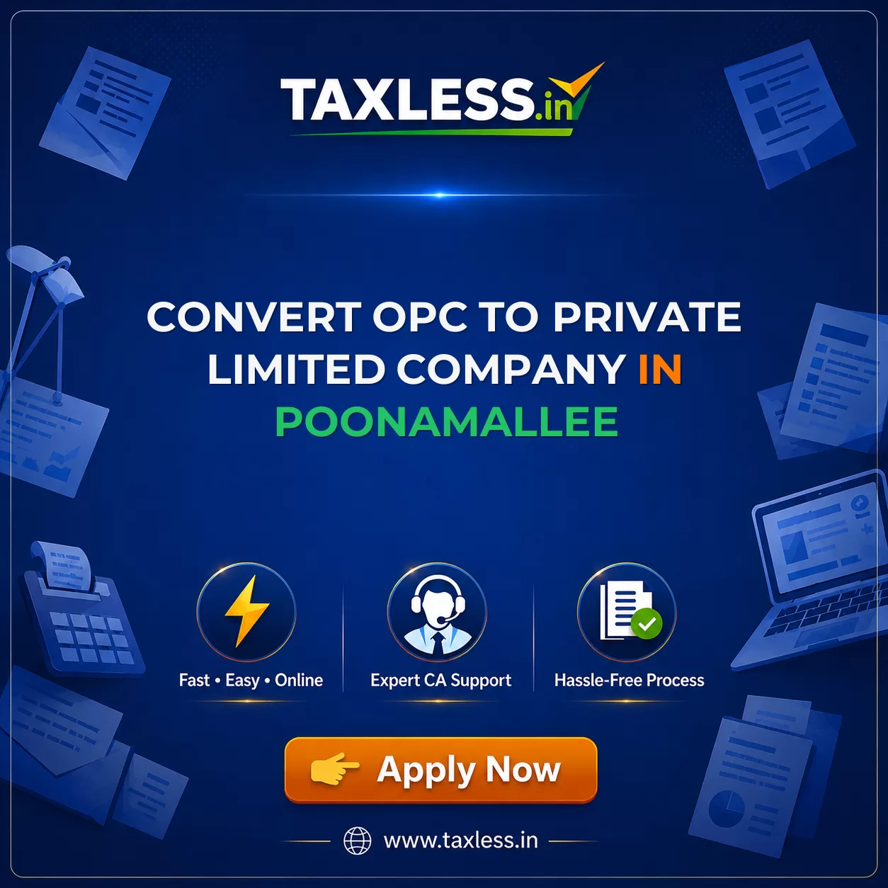 Convert OPC To Private Limited Company in Poonamallee