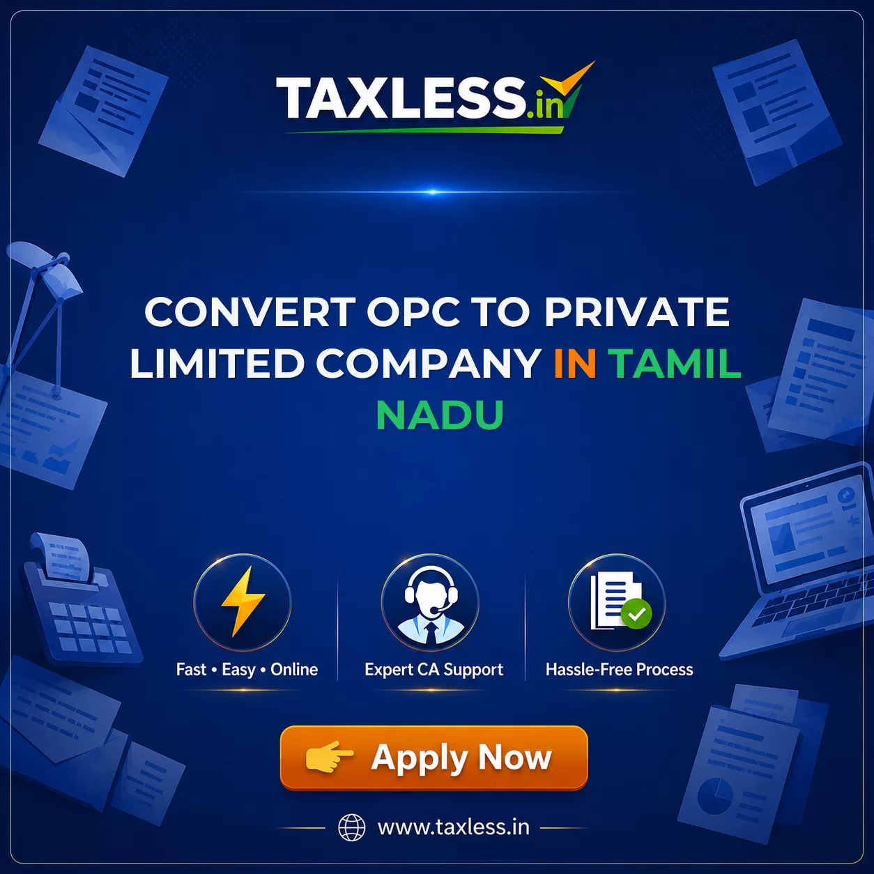 Convert OPC To Private Limited Company in Tamil Nadu