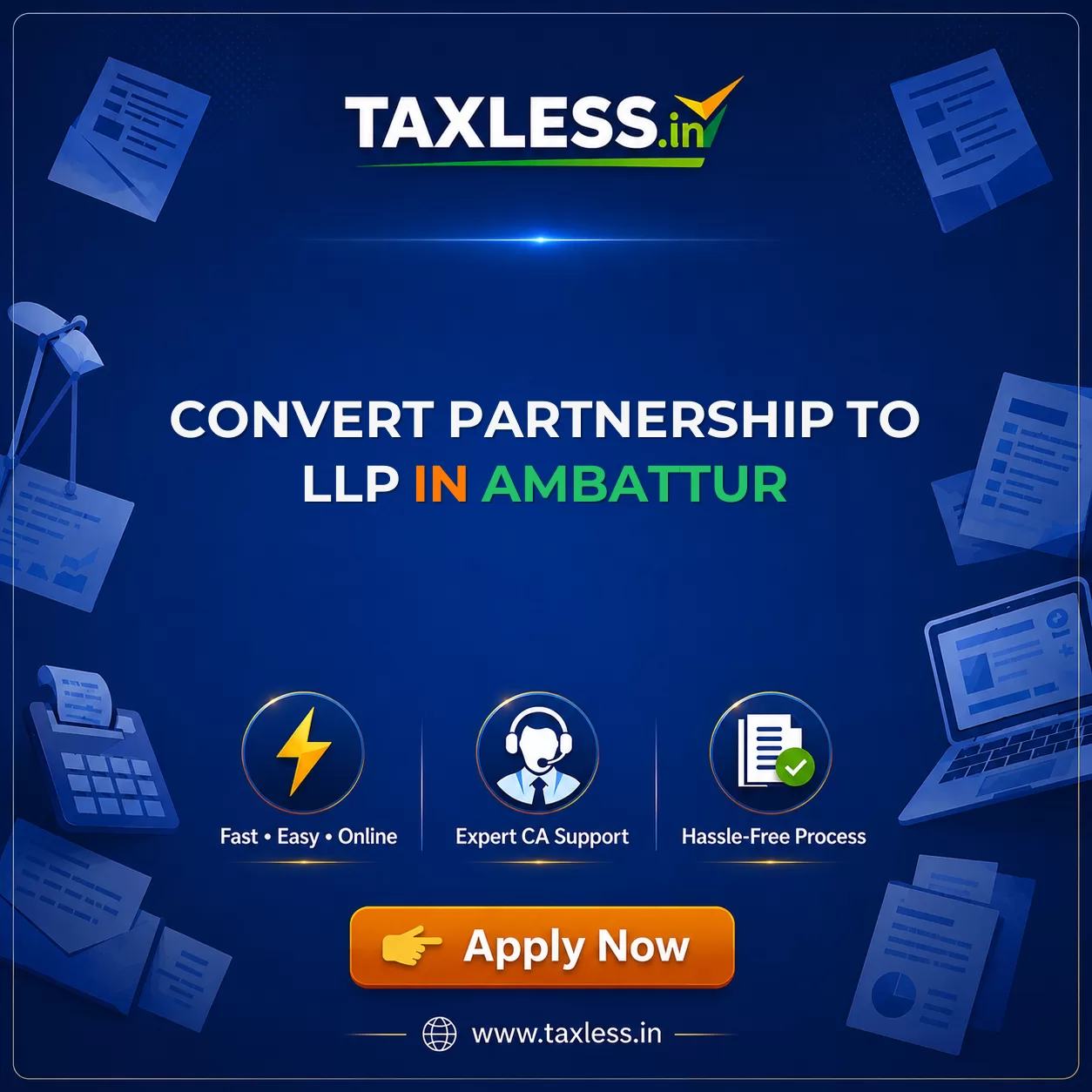 Convert Partnership To LLP in Ambattur