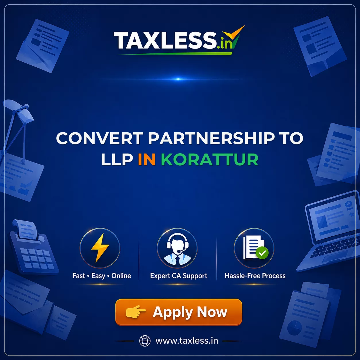 Convert Partnership To LLP in Korattur
