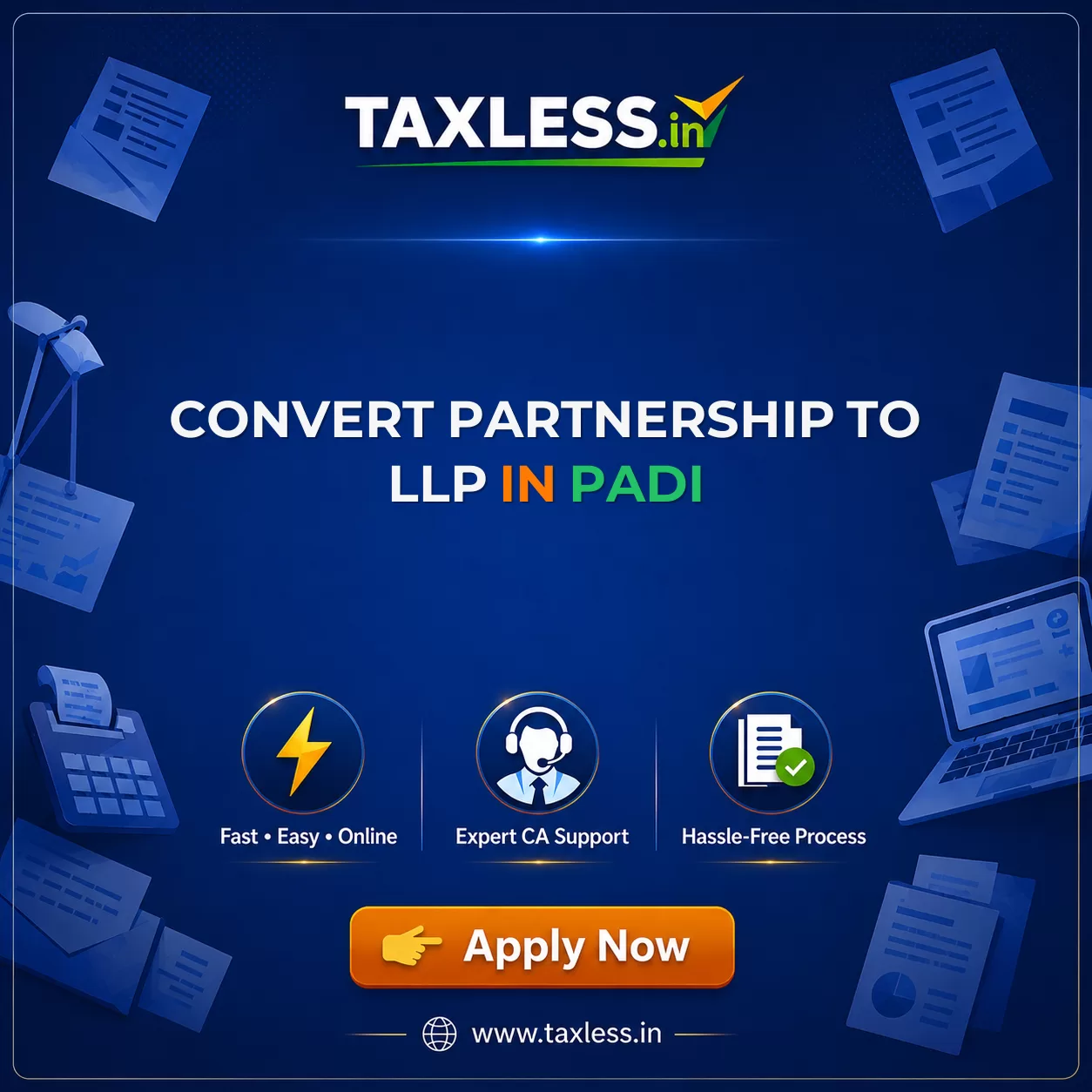 Convert Partnership To LLP in Padi