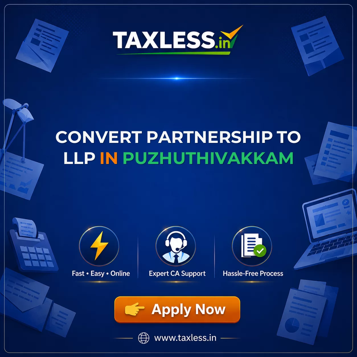 Convert Partnership To LLP in Puzhuthivakkam