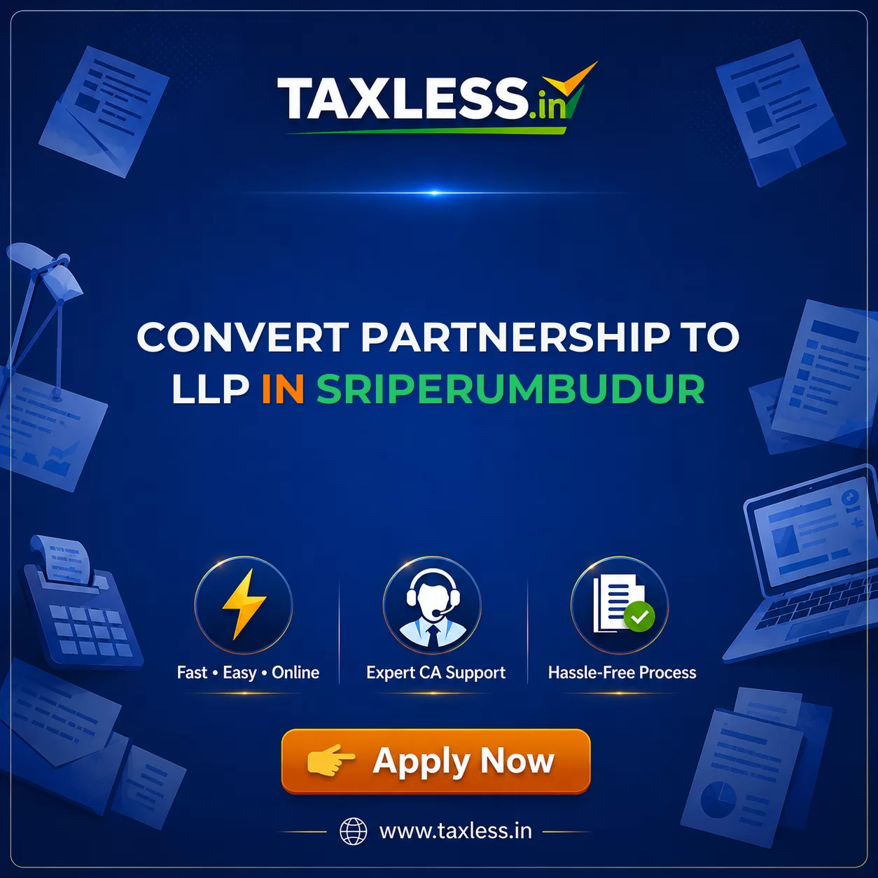Convert Partnership To LLP in Sriperumbudur