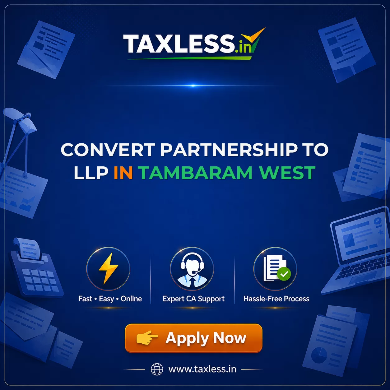 Convert Partnership To LLP in Tambaram West
