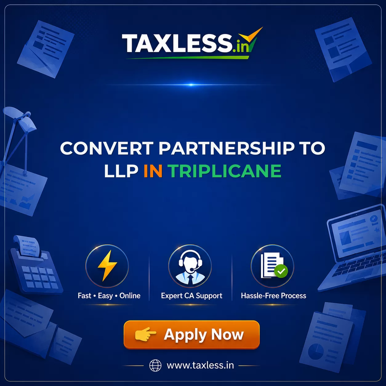 Convert Partnership To LLP in Triplicane
