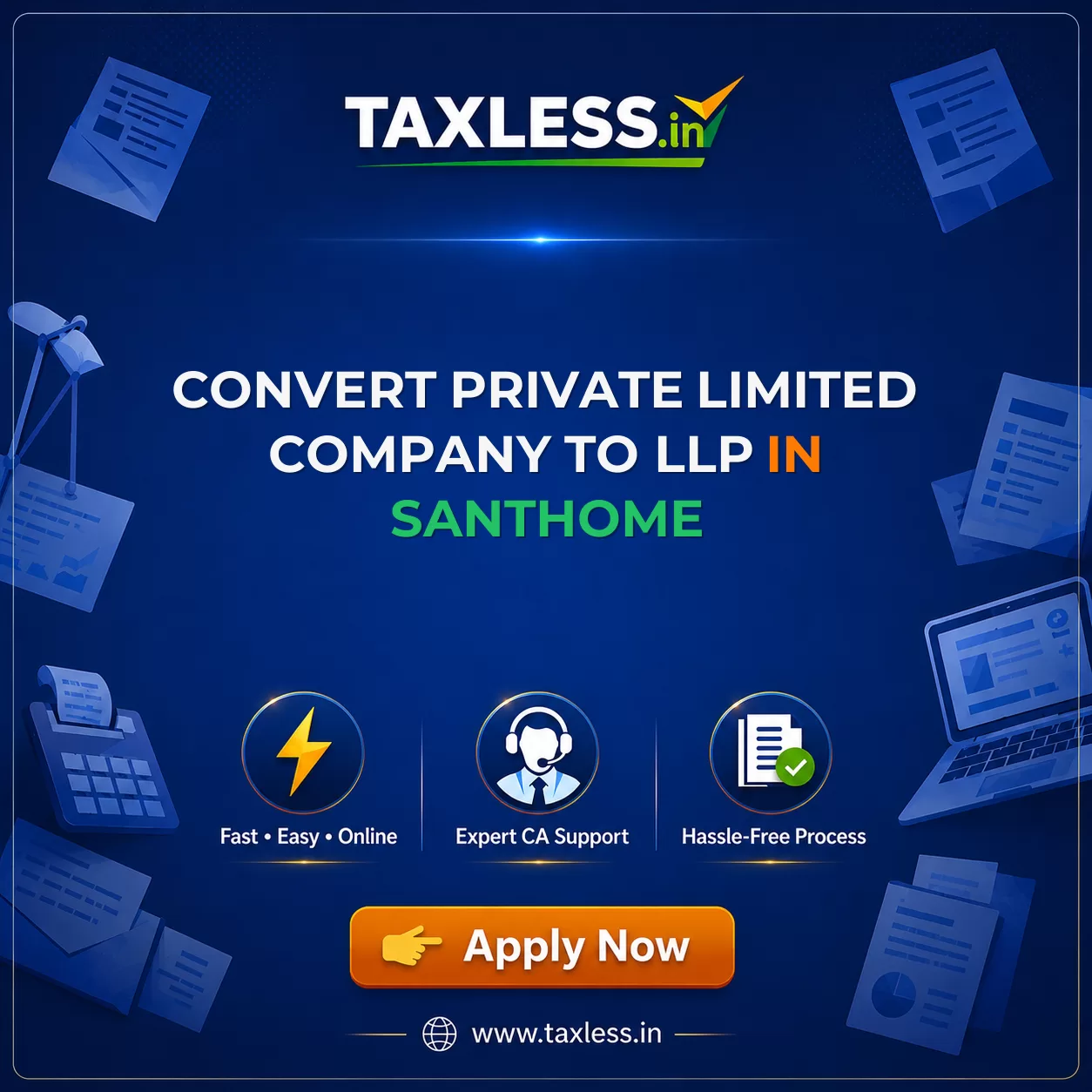 Convert Private Limited Company To LLP in Santhome