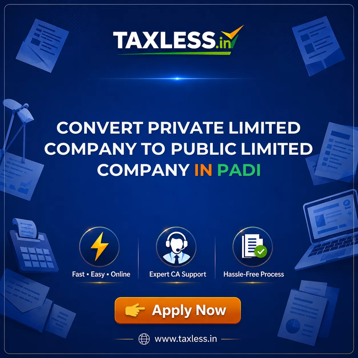 Convert Private Limited Company To Public Limited Company in Padi