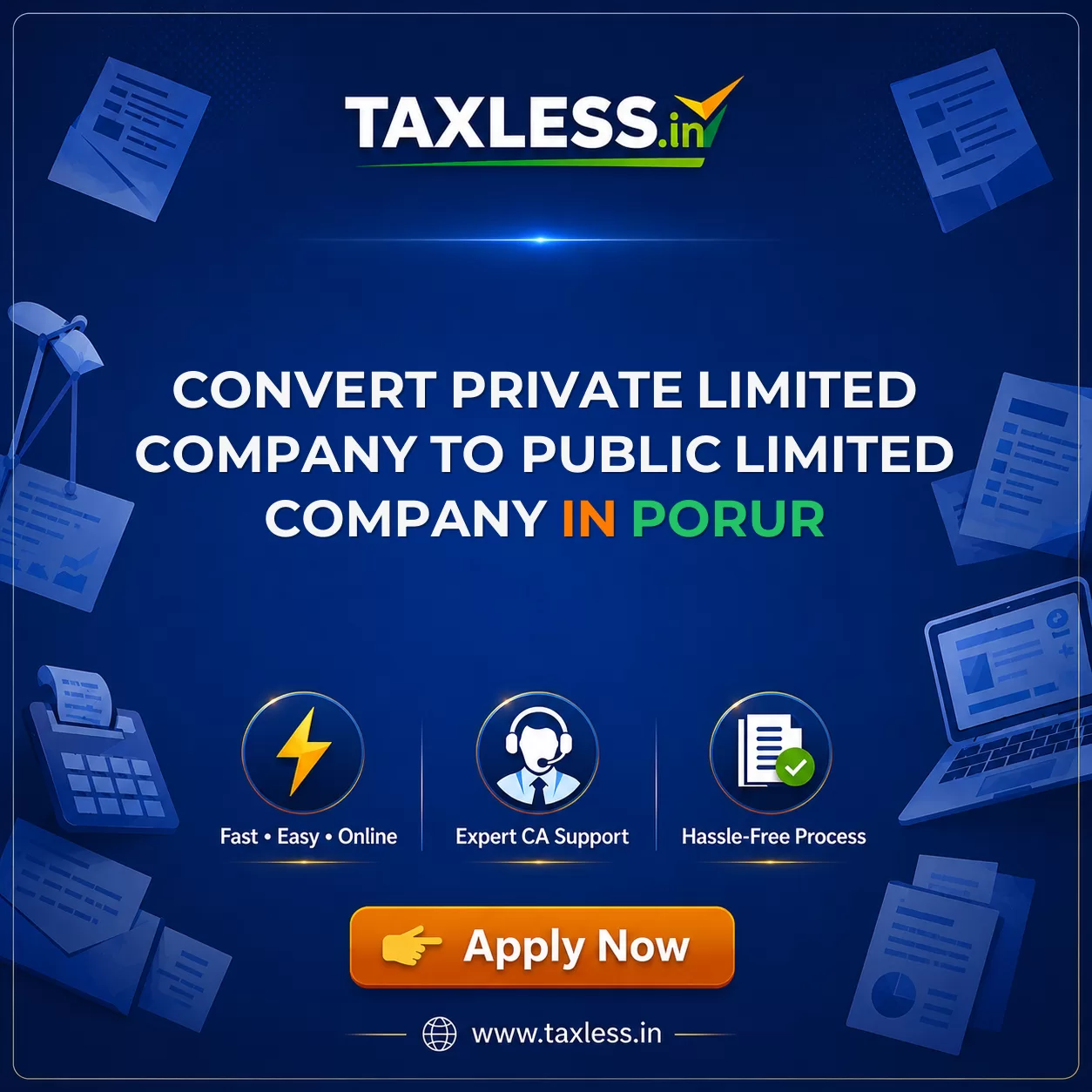 Convert Private Limited Company To Public Limited Company in Porur