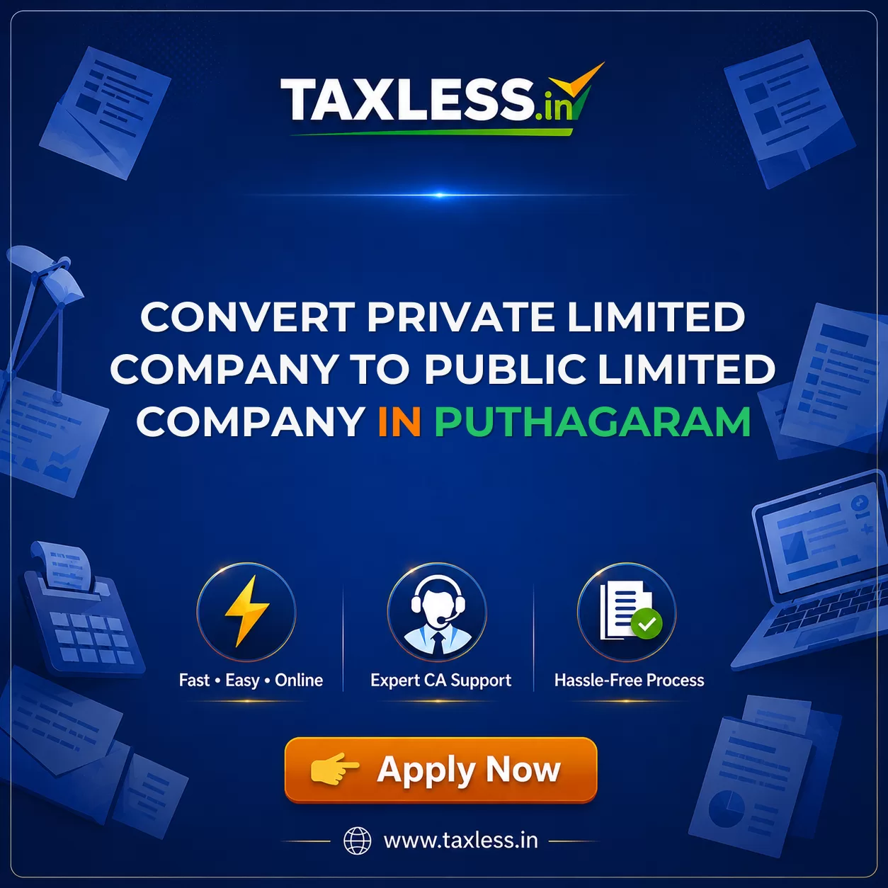 Convert Private Limited Company To Public Limited Company in Puthagaram