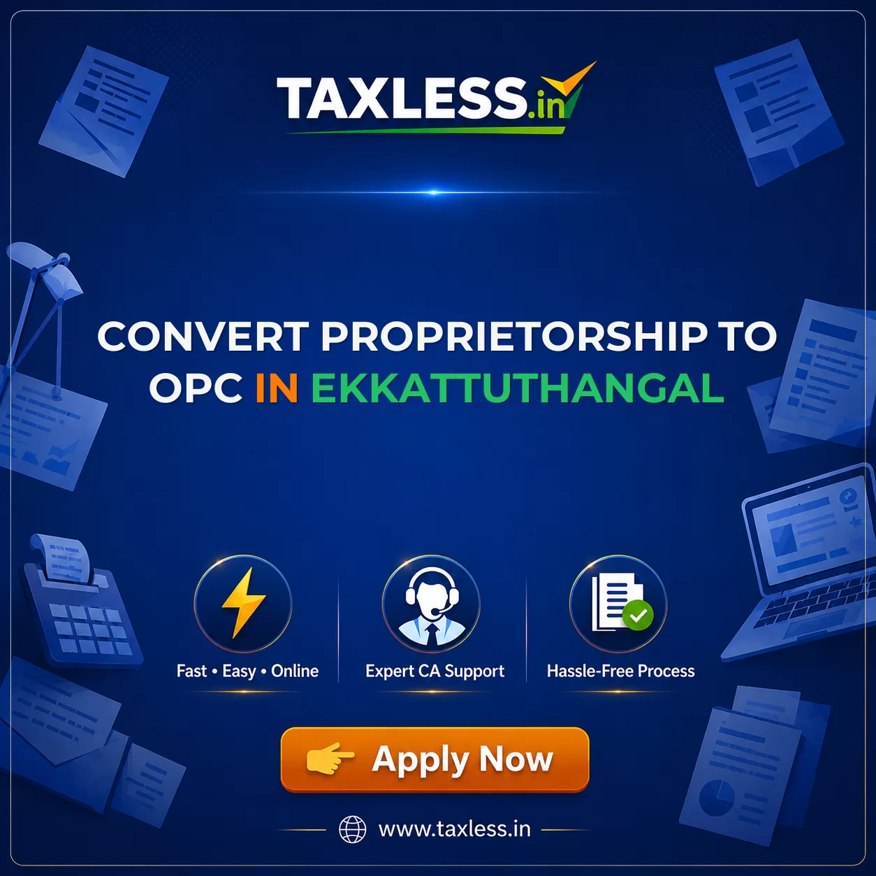 Convert Proprietorship To OPC in Ekkattuthangal