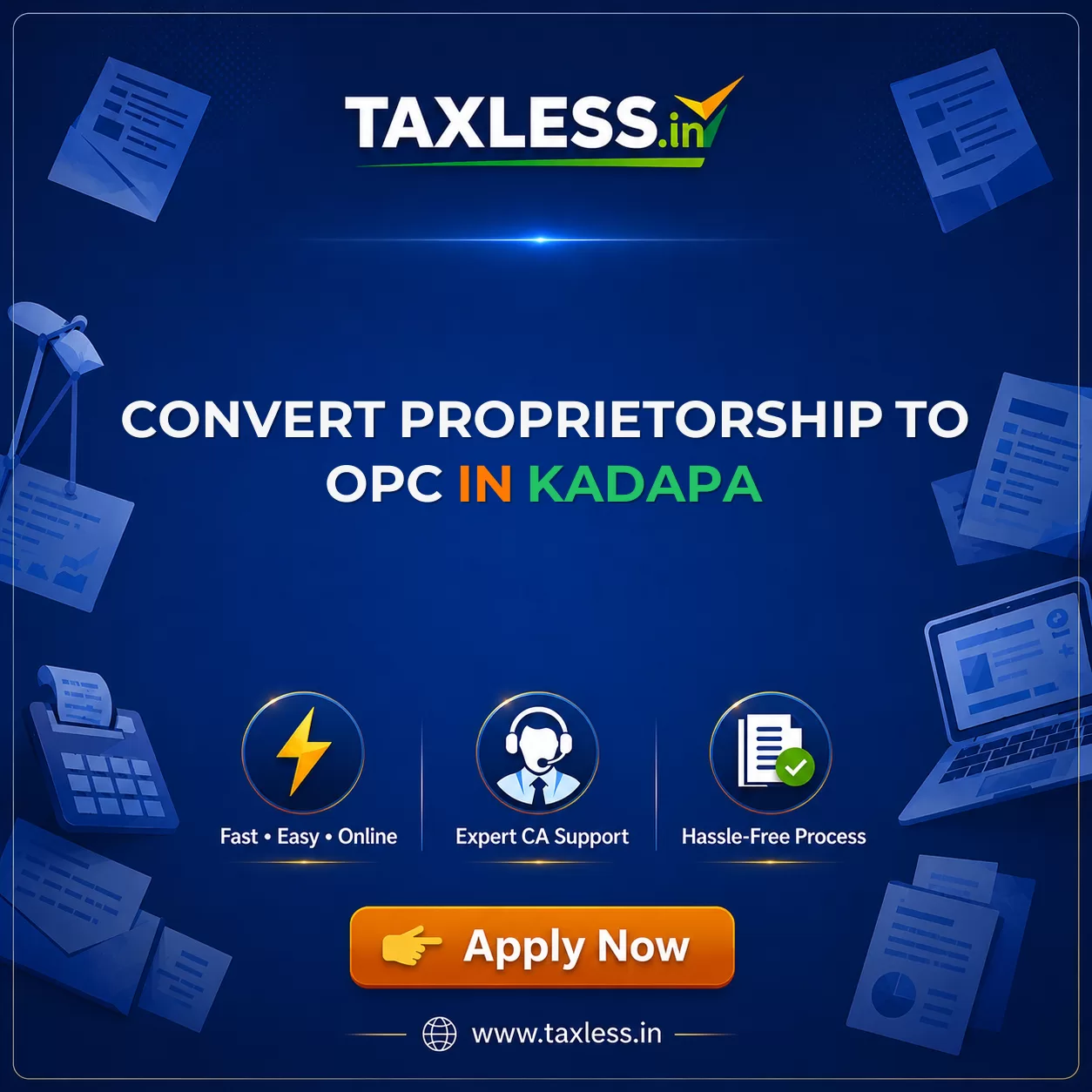 Convert Proprietorship To OPC in Kadapa