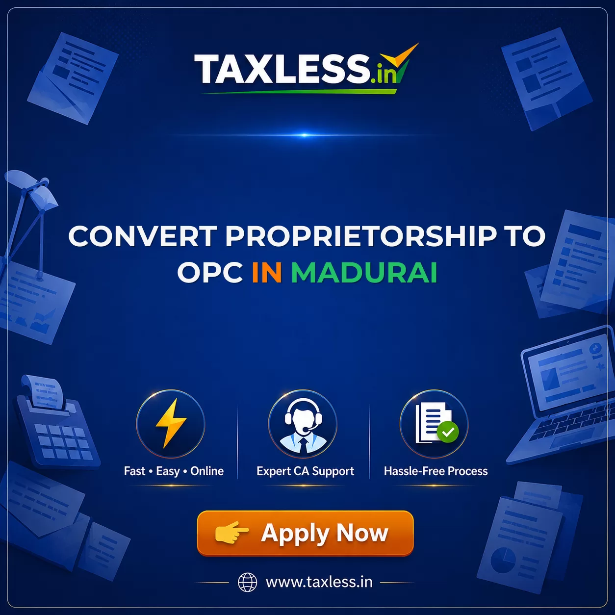 Convert Proprietorship To OPC in Madurai