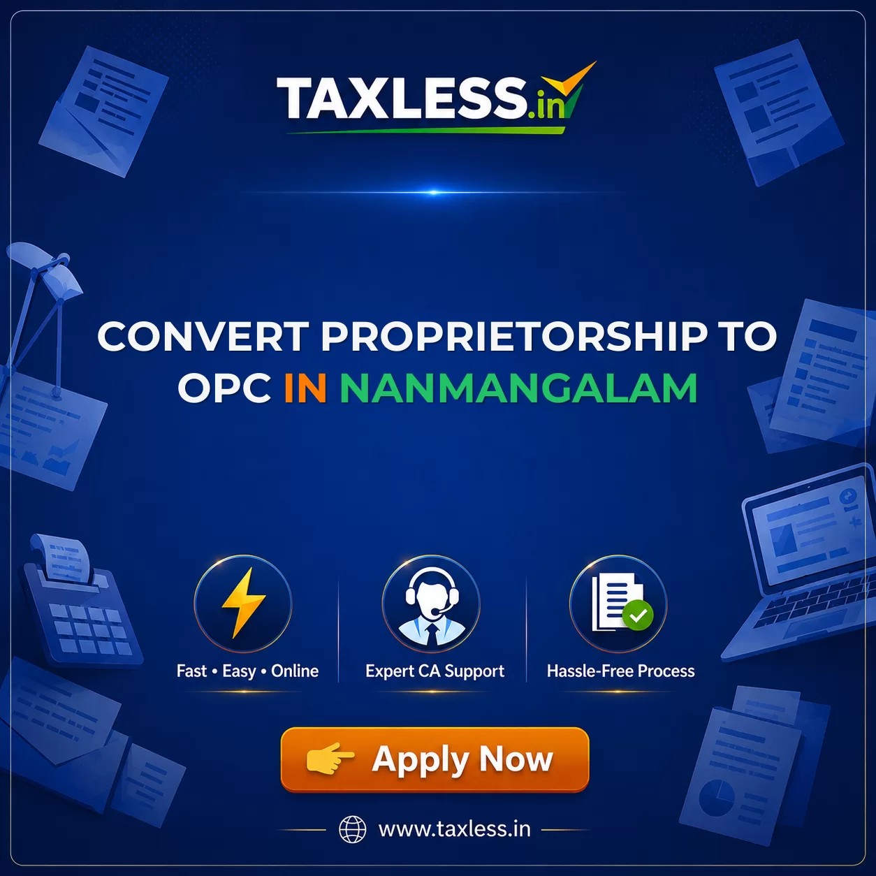 Convert Proprietorship To OPC in Nanmangalam