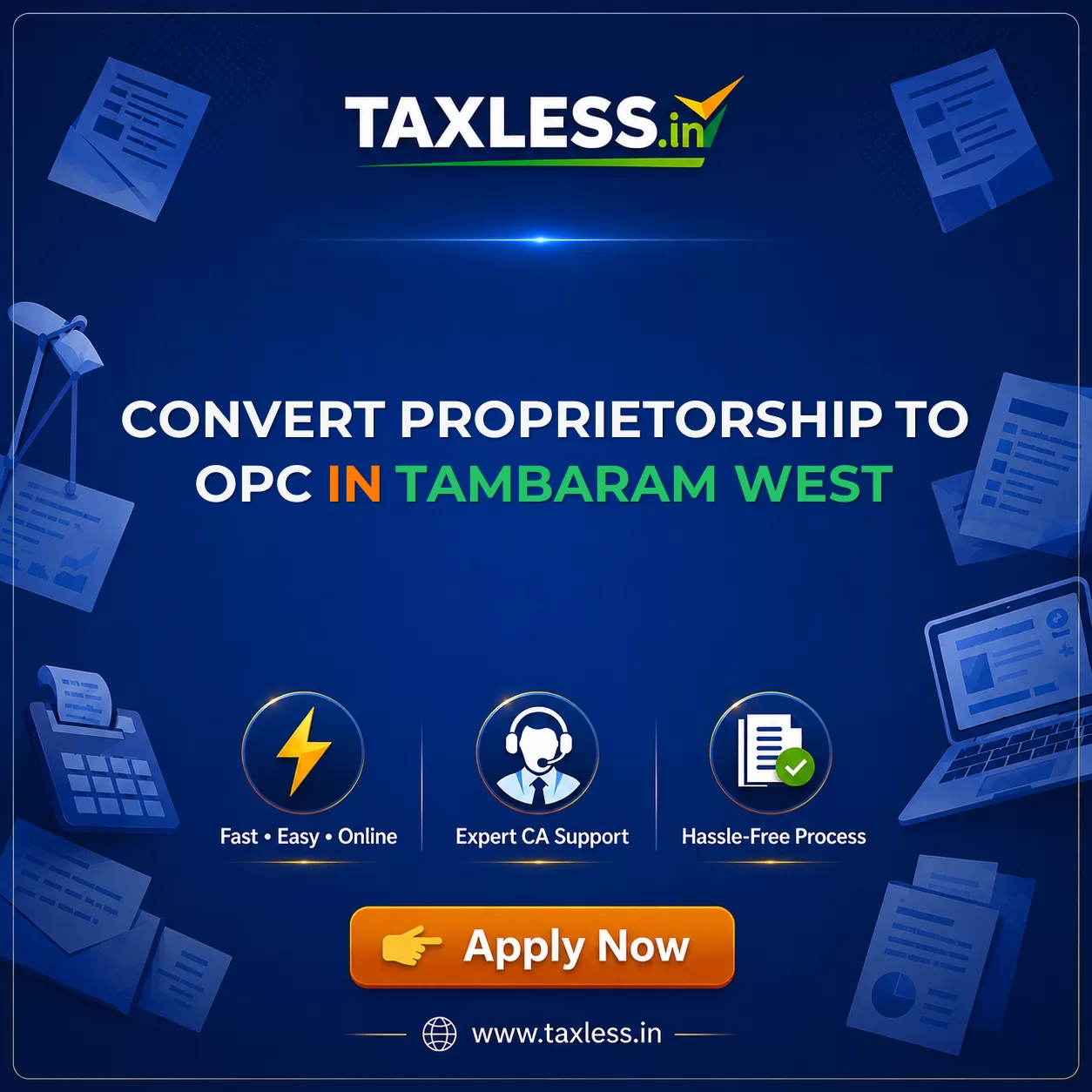 Convert Proprietorship To OPC in Tambaram West