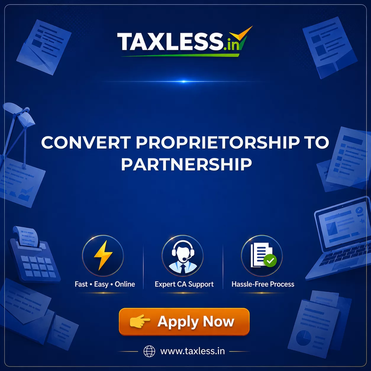 Convert Proprietorship To Partnership