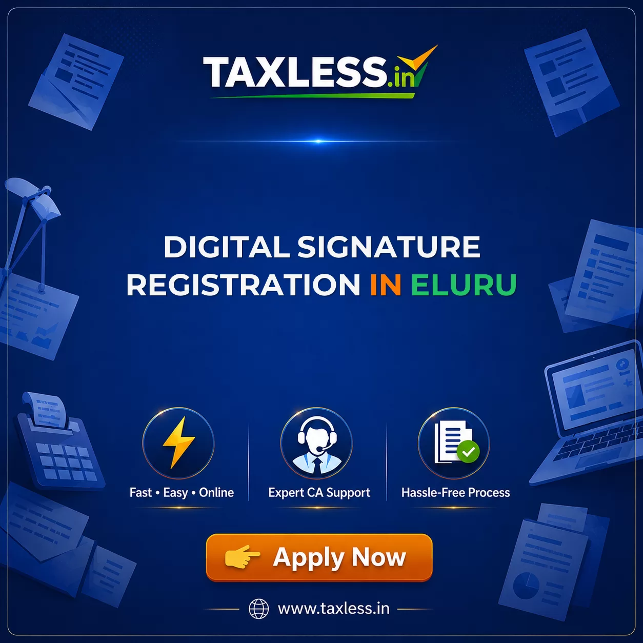 Digital Signature Registration in Eluru