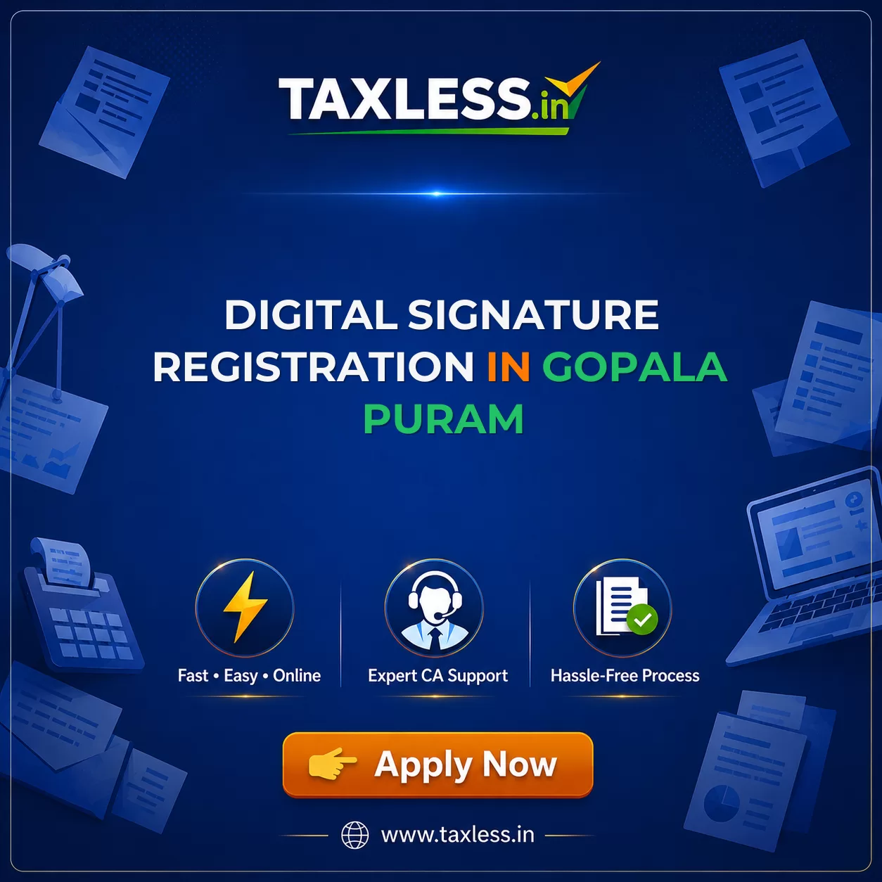 Digital Signature Registration in Gopala Puram