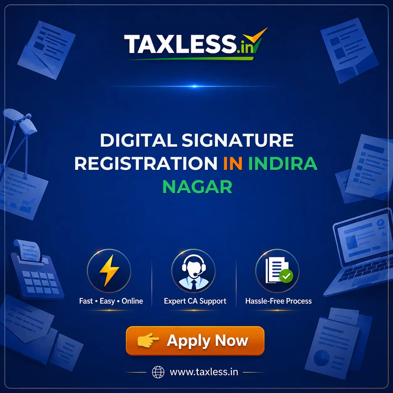 Digital Signature Registration in Indira Nagar