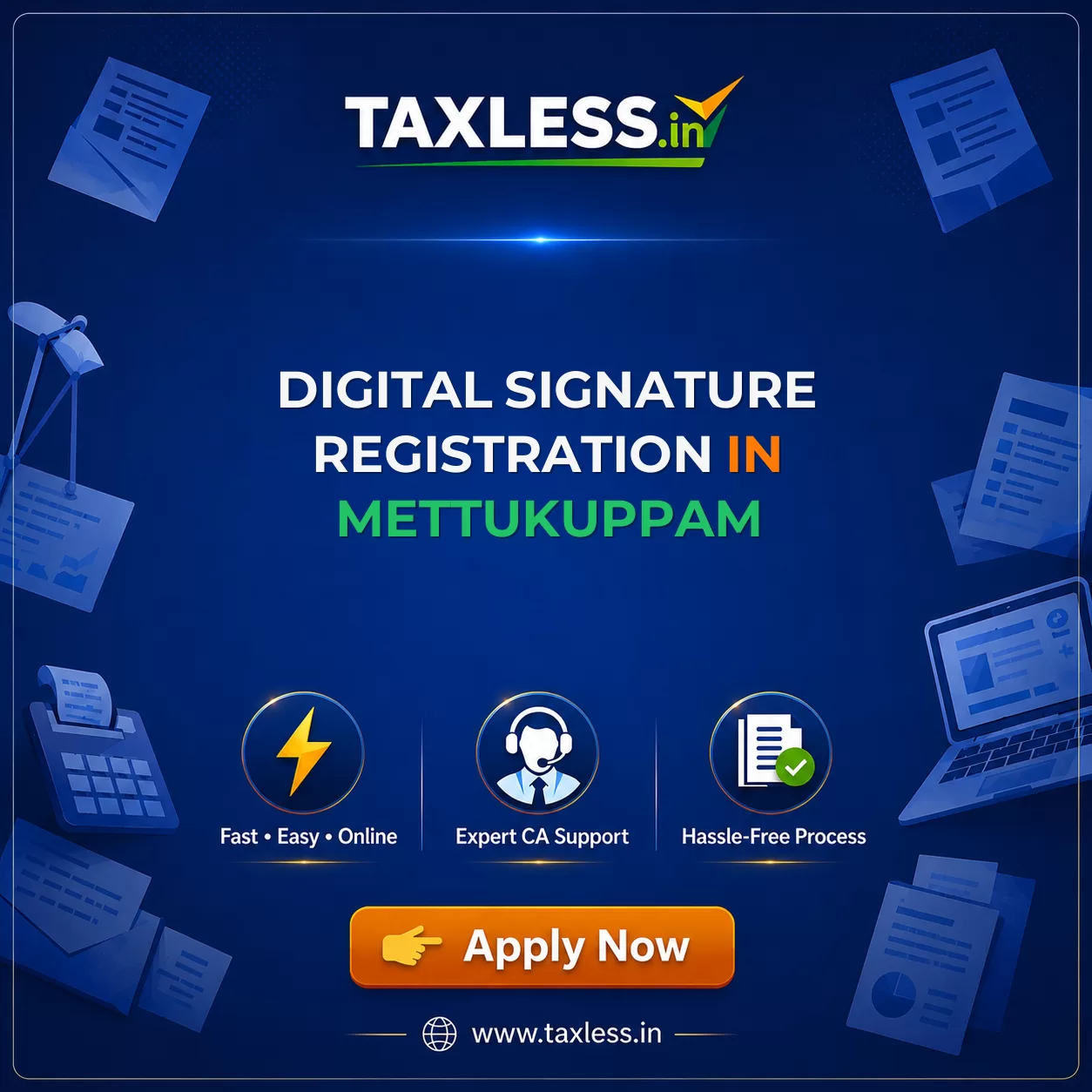 Digital Signature Registration in Mettukuppam